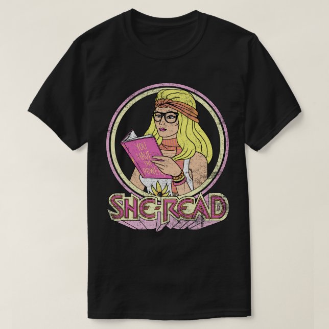 SheRead 1 T-Shirt (Design Front)