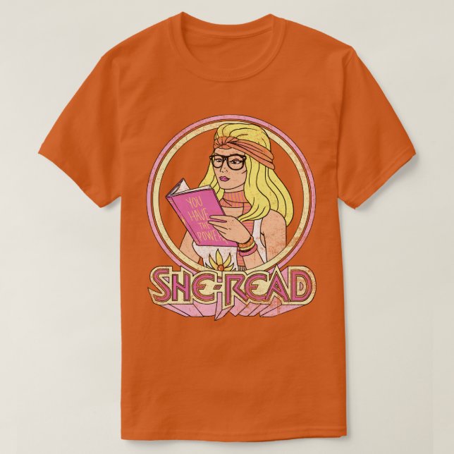 SheRead T-Shirt (Design Front)