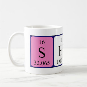 Sheri periodic table name mug