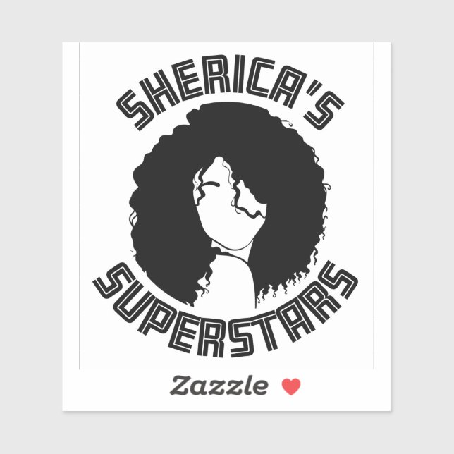 Sherica Silhouette Decal  (Sheet)