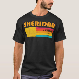 Sheridan Wyoming Vintage Distressed Souvenir T-Shirt