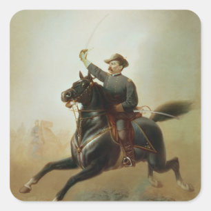 Sheridan's Ride, 1871 Square Sticker