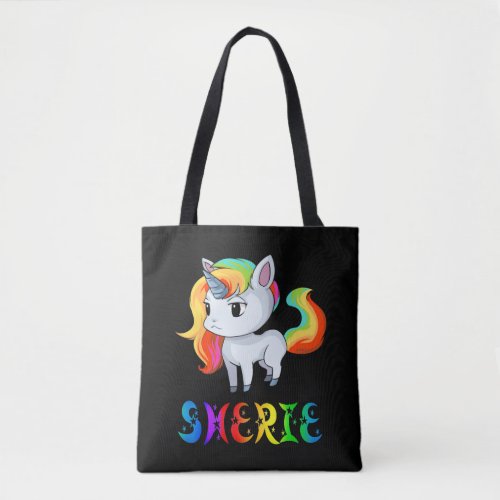 Sherie Unicorn Tote Bag