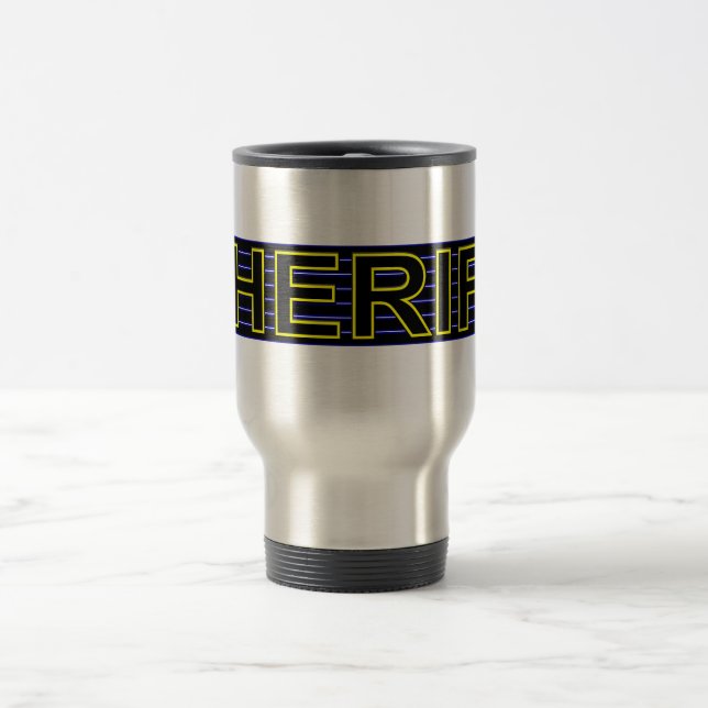 SHERIFF 3 Travel Mug (Center)