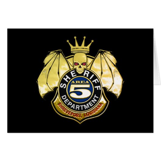 Sheriff Area 5 Badge (Front Horizontal)