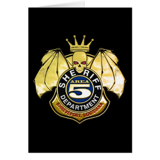 Sheriff Area 5 Badge Cards (Front)