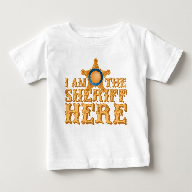 Sheriff Baby T-Shirt (Front)