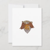 Sheriff Badge American Eagle Shield Drawing (Front)