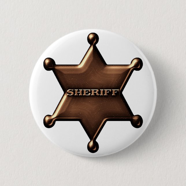 Sheriff Badge Button (Front)