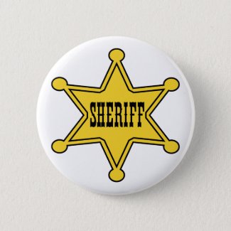 Sheriff  Badge Button