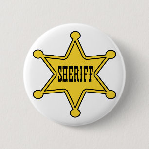 Sheriff  Badge Button