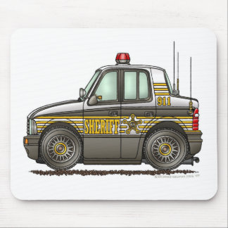 Sheriff Car Patrol Car Law Enforcement Mouse Pad