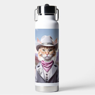 Sheriff Cat Water Bottle