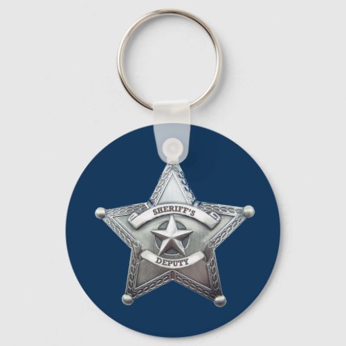 Sheriff Deputy Badge Keychain