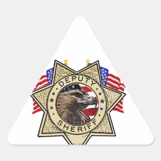 Sheriff Deputy Badge Triangle Sticker