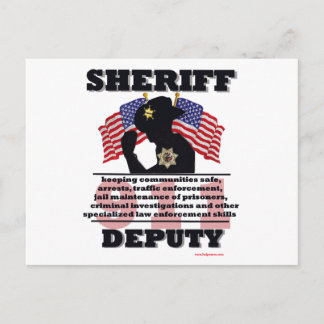 Sheriff_Deputy Postcard