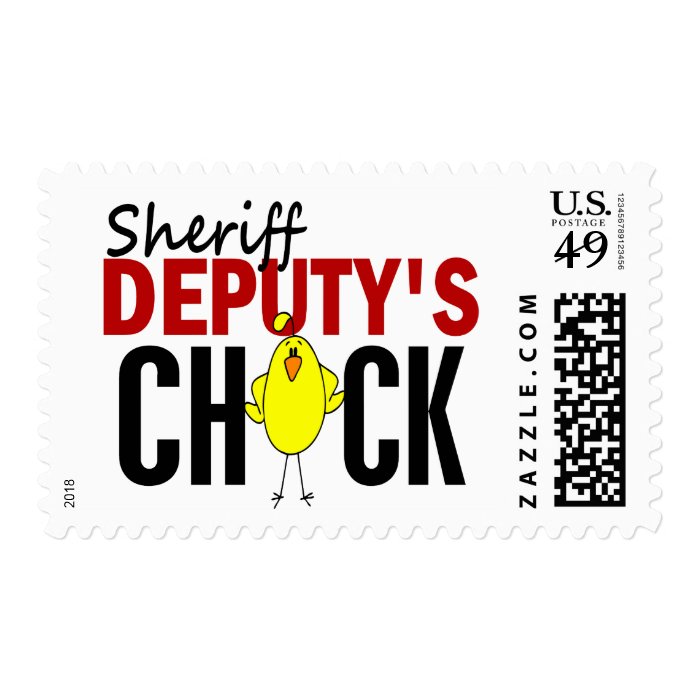 Sheriff Deputy's Chick Stamps