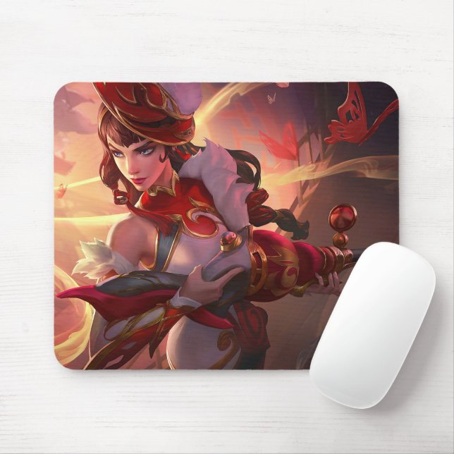 Sheriff Gaming Mousepad | Sniper Elite fanart pad (With Mouse)