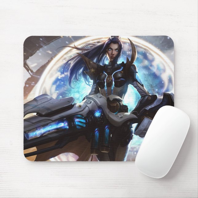 Sheriff Gaming Mousepad | Sniper Elite fanart pad (With Mouse)