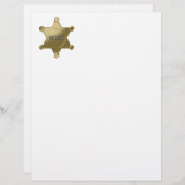 Sheriff golden star (Front/Back)