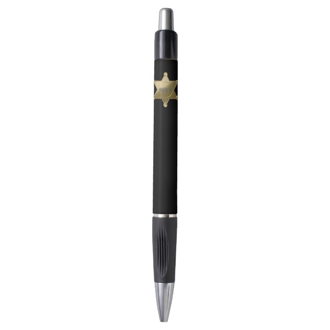 Sheriff golden star pen (Front Vertical)