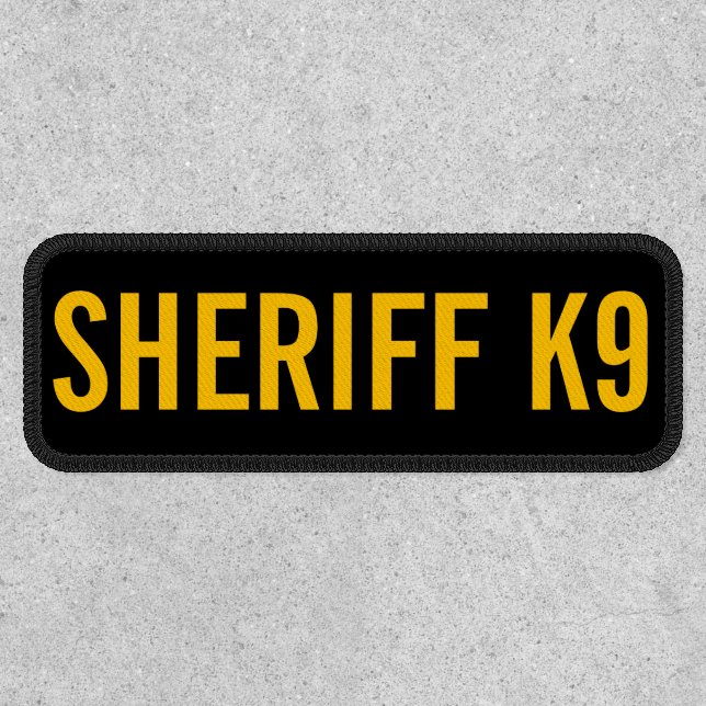 Sheriff K9 Patch (Front)