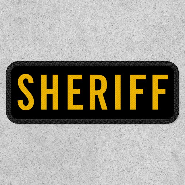 Sheriff Patch (Front)