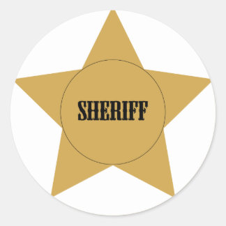 3,000+ Sheriff Stickers and Sheriff Sticker Designs | Zazzle