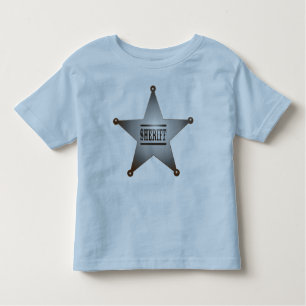 Sheriff star toddler t-shirt