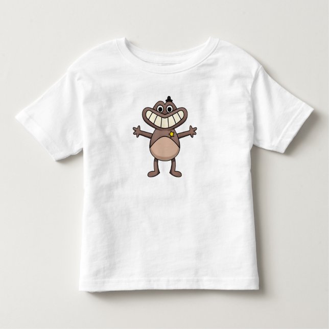 Sheriff Toadster Garten Of Banban Mouse Pad Costum Toddler T-shirt (Front)