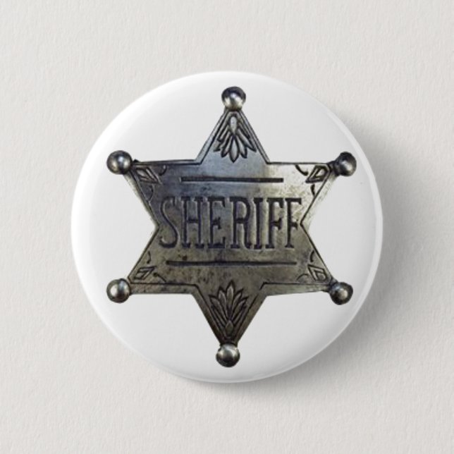 Sheriff's Badge Button (Front)