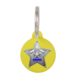 Sheriff's Badge Dog Tag