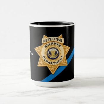 Sheriffs Department Detective Mug by JFVisualMedia at Zazzle