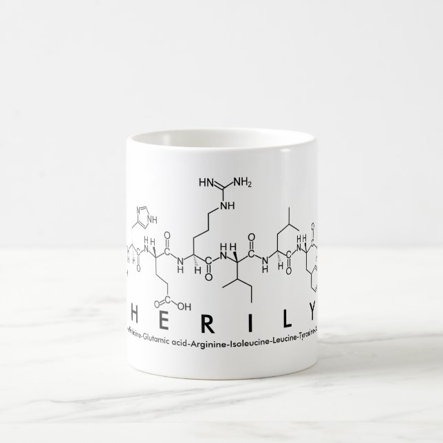 Sherilyn peptide name mug (Center)