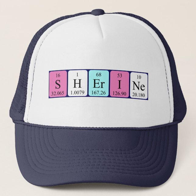 Sherine periodic table name hat (Front)