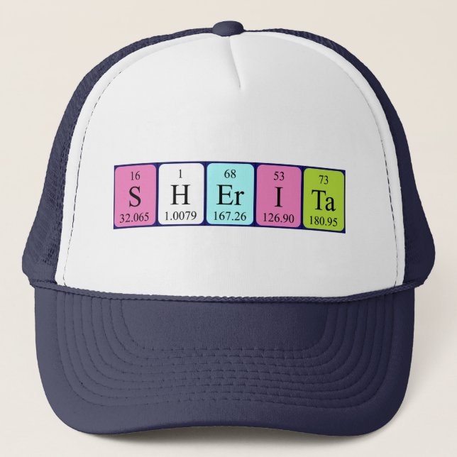 Sherita periodic table name hat (Front)