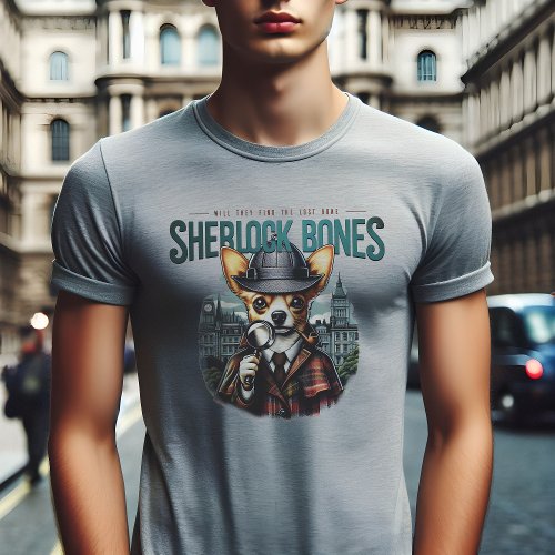 Sherlock Bones Chihuahua T_Shirt