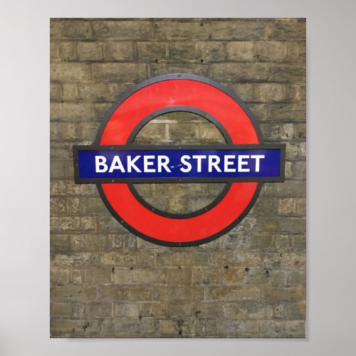 Sherlock Holmes Baker Street Posterd Poster