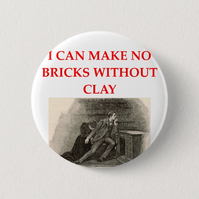 sherlock holmes button (Front)