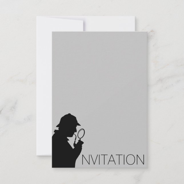 Sherlock Holmes Invitation (Front)