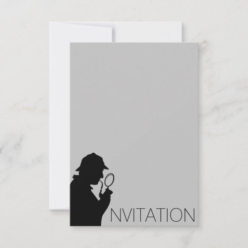 Sherlock Holmes Invitation