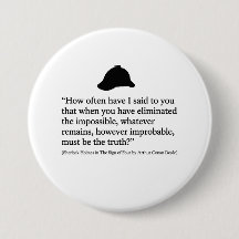 Sherlock Holmes Quote Button