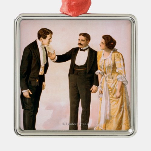 Sherlock Holmes Theatrical Play Poster 2 Metal Ornament