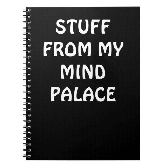 Sherlock inspired MIND PALACE notebook (Front)