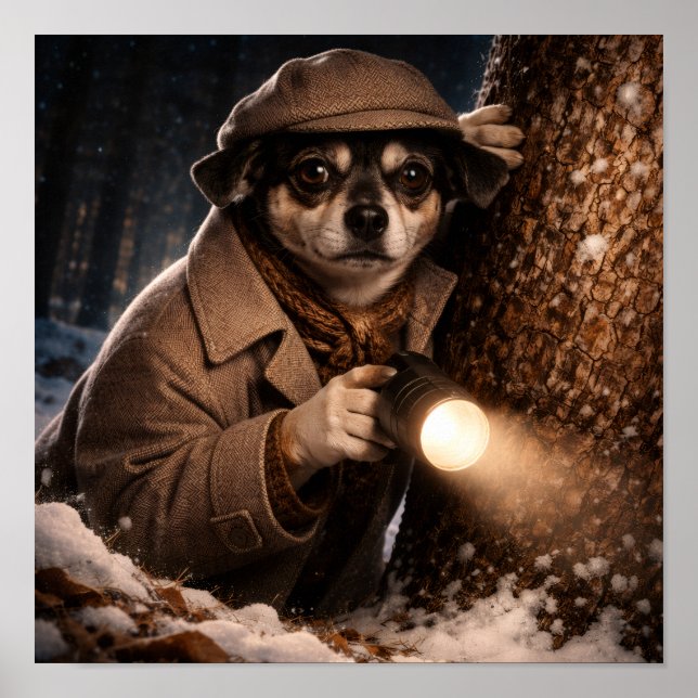 "Sherlock Louie" Poster (Front)