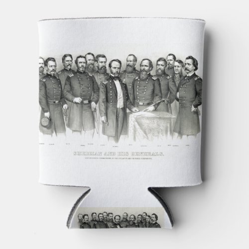 Sherman and His Generals _ 1865 Can Cooler