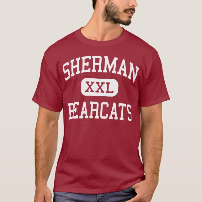 Sherman - Bearcats - High School - Sherman Texas T-Shirt (Front)