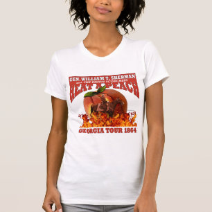 Sherman 'Heat a Peach' Tour 1864 Shirt (W Light)