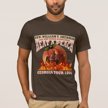 Sherman 'heat A Peach' Tour Shirt (dark Front) by ThenWear at Zazzle