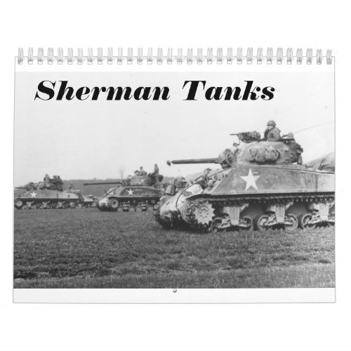 Sherman Tank Calendar